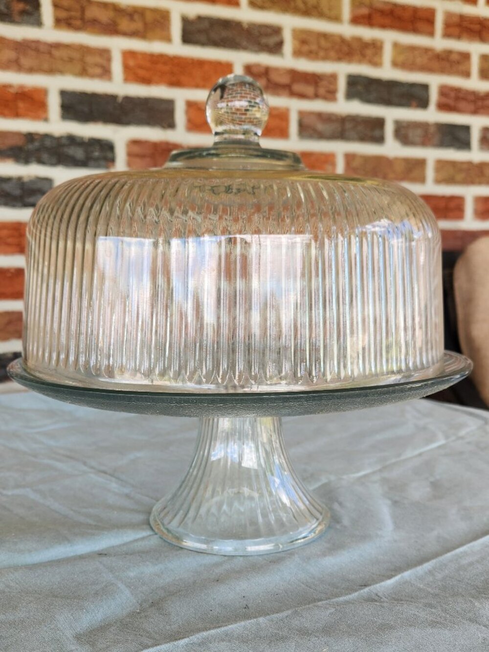 Vintage Pedestal Cake Stand/Punch Bowl